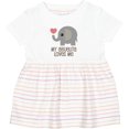 thumbnail image 3 of Inktastic My Abuelita Loves Me Grandchild Girls Baby Dress, 3 of 5