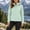 Green, variant on Women's Hooded Softshell Jacket, Full Zip Drawstring Windproof Outerwear with Multi Zipper Pockets for Outdoor Hiking Camping Black S