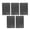 Black, variant on M Buder 5PCS Inflatable Boat Repair Patch PVC Waterproof Air Leakage Prevention Kayak Repair Patch Kit 5.91 inches / 15 cm White