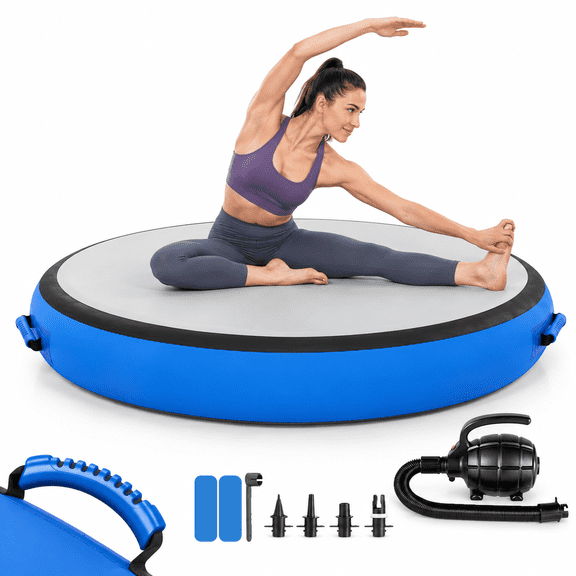 Blue1 Air Spot Gymnastics Mat Inflatable Tumbler Track with Electric Pump for Yoga Cheerleading