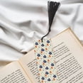 thumbnail image 6 of Kdxio Flower Leaves Print Metal Tassel Bookmarks,Perfect Gift for Art Lovers and Bookworms Metal Bookmarks for Women, 6 of 8