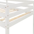 thumbnail image 6 of Miniyam Twin Size Loft Beds with Stairs for Kids, White, 6 of 8