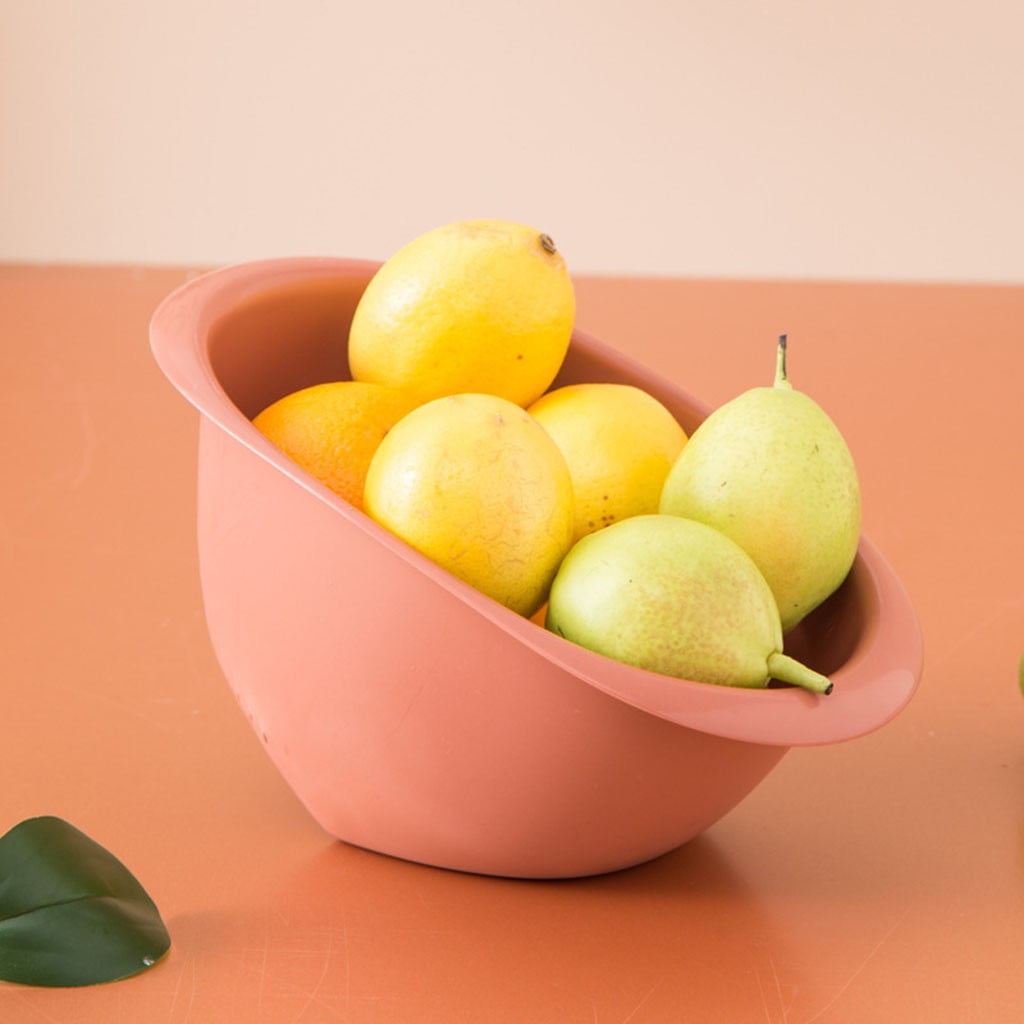 Hollow Fruit Bowl Wash Fruit Basket Home Kitchen Sink Wash Basket