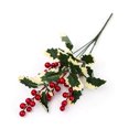 thumbnail image 4 of Billuyoard Ramas de bayas rojas de Navidad, atmósferas temáticas decorativas artificiales de espuma, Fondo de fotografía de Navidad, decoración de Type8 NO8 Billuyoard CBP442677, 4 of 4