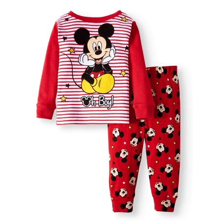 Mickey Mouse Cotton Tight Fit Pajamas, 2-piece Set (Baby Boys)