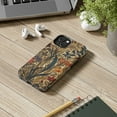 thumbnail image 3 of Dark Aesthetic William Morris Style iPhone Case – Vintage Wildflower Floral Phone Cover, Dark Cottagecore Gift for Women, Compatible with iPhone & iPhone Mini, 3 of 5