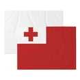 thumbnail image 4 of Flannel Throw Dog Blanket Tonga Flag Soft Warm Print Pet Blankets for Small Dog Cat Puppy, 4 of 7