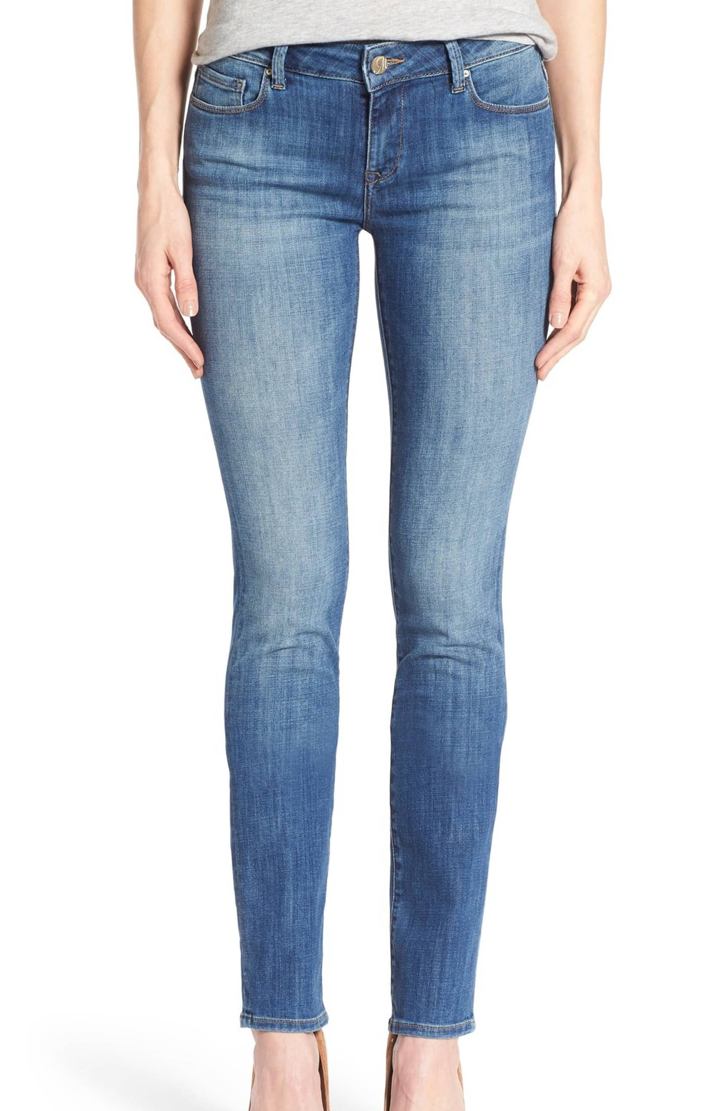 Mavi Jeans - Women 25x32 Mid Rise Straight Leg Stretch Jeans 25 ...