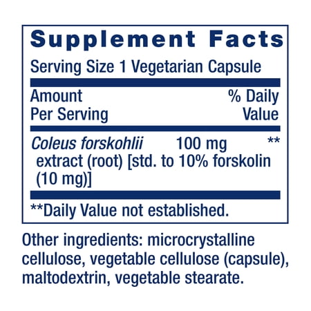 Life Extension フォルスコリン サプリメント 10mg 60粒 カプセル ライフエクステンション Forskoli お取り寄せ