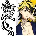 thumbnail image 1 of Tokyo Revengers Kazutora Hanemiya Fake Tatoo Tiger Dragon Waterproof Temporary Tattoo Sticker Hand Body Art Tatouage Sticker zhangyuxiang LED, 1 of 2