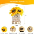 thumbnail image 4 of Lámpara de flores AMWGIMI Sunflowers, luz nocturna táctil recargable, 4 of 7