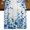 Blue Ivory, variant on Table Runners 90 Inches Long Dress Scarves, Spring Blue Floral Farmhouse Coffee/Dining/Kitchen Table Runner for Living Room, Farmhouse Weeping Floral Leaves Burlap 13x90 Inch