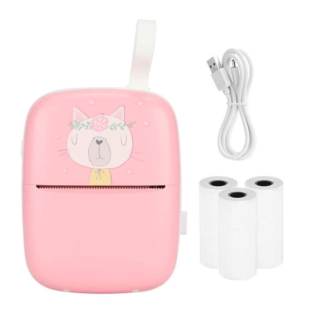 Mini Printer Pocket Printer Mini Printer Hand-Held Portable Pocket Student Wrong Question Photo Printing Equipment Handheld ,Multi-Format Printing