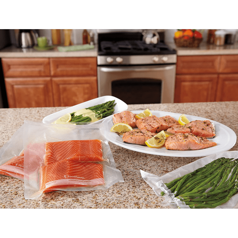 FoodSaver Vacuum Sealer Bags for Extra Large Items, Rolls for Custom Fit  Airtight Food Storage and Sous Vide, 11 x 16' (Pack of 2)