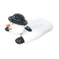 thumbnail image 2 of Tgbvmt Heavy Duty Inflatable Snow Tube Hard Bottomed Snow Sled with Handles Snowman Design PVC Snow Tube for Winter Outdoor Sports Snow Sliding Family Adventure Cold Weather Snow Toy, 2 of 6