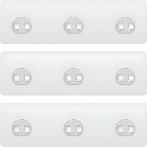 LAMIRO 3 Pack Shower Caddy Adhesive Replacement,Strong Adhesive Hooks for Shower Caddy,Waterproof Adhesive Strips,No Drilling,for Bathroom Storage Shelves and Kitchen Racks