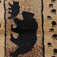 thumbnail image 6 of BizChair Cabin Lodge Long Runner Area Rug with Bear And Cub Image (2 Feet 4 Inch X 10 Feet 10 Inch) Runner, 6 of 6