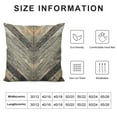 thumbnail image 5 of YINGXI  Farmhouse Barn Wood Brown Beige Grey Caramel Decorative Pillow Covers Cozy Soft Throw Pillowcase Square Couch Cushion Cover for Home Decor Sofa Living Room Bed Car 12x12in, 5 of 5