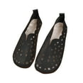 thumbnail image 4 of Clearance Womens Sandals, Xunlbb Women's Fashion Casual Summer New Large Size Hollow Carved Flat Round Toe Low-Top Shallow Sandals(Black,Size:36), 4 of 9