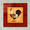 thumbnail image 4 of Epic Art 'Rooster 2' by Viv Eisner, Acrylic Glass Wall Art, 12"x12", 4 of 8