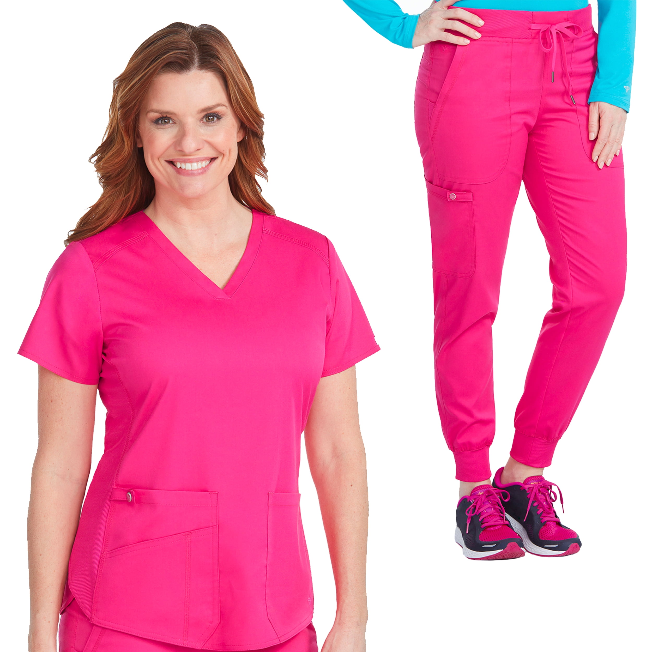 Med Couture Med Couture NEW TOUCH Women's VNeck Shirttail Scrub Top
