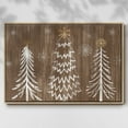 thumbnail image 3 of Barnwood Wonderland Collection A - Framed Gallery Wrapped Holiday Canvas - 27 x 41 - Natural Wood Frame, 3 of 9