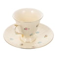 thumbnail image 3 of Ceramic Coffee Cup And Saucer Set For Family Friends Co-workers With Saucer 16X16X9.5Cm Safe Beverage Holder 1 Set, 3 of 4