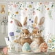 thumbnail image 4 of Cortina de Baño de Pascua, Sin Taladros, con 12 Ganchos, 4 of 6