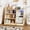 Burlywood, variant on Hironpal Kids Bookshelf and Toy Storage Organizer, 4 Tier Wooden Kids Bookcase with Sling Book Rack in Kids Room Playroom Nursery for Kids, Children, Toddlers