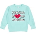 thumbnail image 2 of Inktastic Grandma is My Valentine Toddler Sweatshirt, 2 of 4