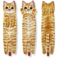 thumbnail image 3 of Cat Funny Hand Towels for Bathroom Kitchen - Cute Decorative Cat Mom Dad Decor Hanging Face Towel Absorbent Soft- Easter Mothers Day Birthday Housewarming Funny Gifts for Women Mom Cat Lovers, 3 of 8