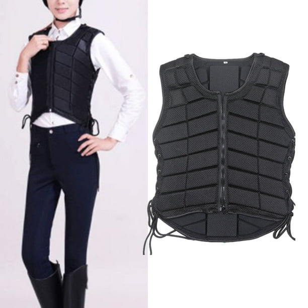 Chaleco para montar a caballo, chaleco de seguridad para montar a caballo, protector de cuerpo ecuestre, amortiguación, equipo protector acolchado de - Adultos, SG Macarena Chaleco ecuestre