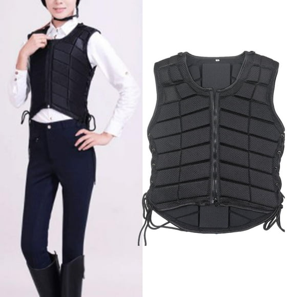 Chaleco protector de cuerpo para montar de seguridad ecuestre para hombres y mujeres Cola Chaleco ecuestre