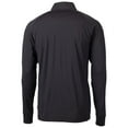 thumbnail image 3 of Men's Cutter & Buck Black Wichita State Shockers Adapt Eco Knit Stretch Recycled Quarter-Zip Pullover Top, 3 of 3