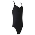 thumbnail image 3 of Alvivi Girls One-Piece Ballet Dance Leotard Criss Cross Spaghetti Strap Solid Color Bodysuit Dancewear 3-14, 3 of 7