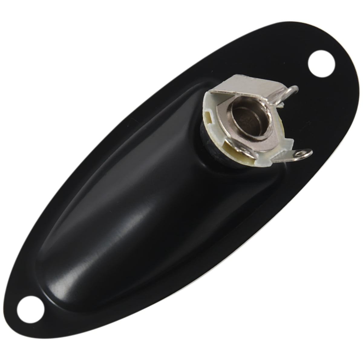 Boat Style 1/4 Inch Loaded Guitar Output Mono Jack Plug Socket Plate & Loaded Prewired Electric Guitar Pickguard 11 Hole