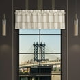 thumbnail image 2 of Five Queens Court  Benton Ivory Window Straight Valance, 2 of 5