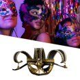 thumbnail image 4 of de bola de de media cara Fiesta Cosplay Disfraces Festival negro Zulema Cubierta de la mascarada, 4 of 8