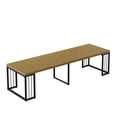 thumbnail image 4 of 23.62" - 118" Stretching Length, Modern Extendable Dining Table,Seats 2-10 People,,Space-Saving Wood Dining Table for Kitchen/Dining Room/Living Room,,Perfect for Family Gatherings/Parties(Wild oak), 4 of 6