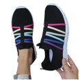 thumbnail image 4 of Zapatillas deportivas de mujer, de malla de color liso, transpirables, cómodas, informales y ligeras, para correr, 4 of 8
