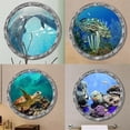 thumbnail image 5 of Bathroom Pvc Decals Underwater Fish Wall Stickers Waterproof Capybara Dolphin Tortoise Stickers Washing Machine Decoration, 5 of 5