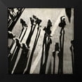 thumbnail image 2 of English, Paul 12x12 Black Modern Framed Museum Art Print Titled - Pedestrian II, 2 of 5