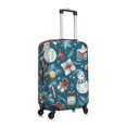 thumbnail image 3 of Balery Luggage Cover Christmas Snowman Gift Print Suitcase Covers for Luggage Elastic Washable Suitcase Protector Fits 18-32 Inch Luggage-X-Large, 3 of 9
