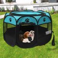 thumbnail image 2 of DISEN Portable Puppy Pet Tent Play Pen Fence Cage For Dog Cats Pigs Folding Run Kennel, 2 of 8