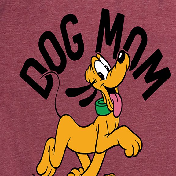 Mickey & Friends - Dog Mom Pluto - Women's Short Sleeve Graphic T-Shirt