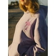 thumbnail image 6 of Womens Oversized Vintage Fleece Floral&Plam Embroidery Hoodie Cute Y2K Pullover Butterfly, XS, 6 of 6