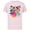 Soft Pink, variant on Disney Princess Jasmine Aurora and Tiana Strong at Heart - Short Sleeve Cotton T-Shirt for Adults - Customized-White