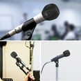 thumbnail image 2 of 200 Pcs Disposable Microphone Cover Non-Woven Handheld Microphone Windscreen Protective Cap for Recording Room, KTV and Any Shared Environment (Black), 2 of 6
