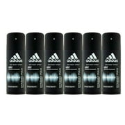 6 Pack Adidas Dynamic Pulse Aluminium Free Deodorant Spray for Men 150 ml (6x 5.07 oz)