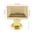 thumbnail image 6 of Utopia Alley 25pcs Valetta Cabinet Ring Pull Knob - Decorative Cabinet Drop Pull Knobs for Cabinets and Drawers - Vintage Cabinet Hardware with Hand Finished Polished Gold - Pull Knobs 0.94", 6 of 9